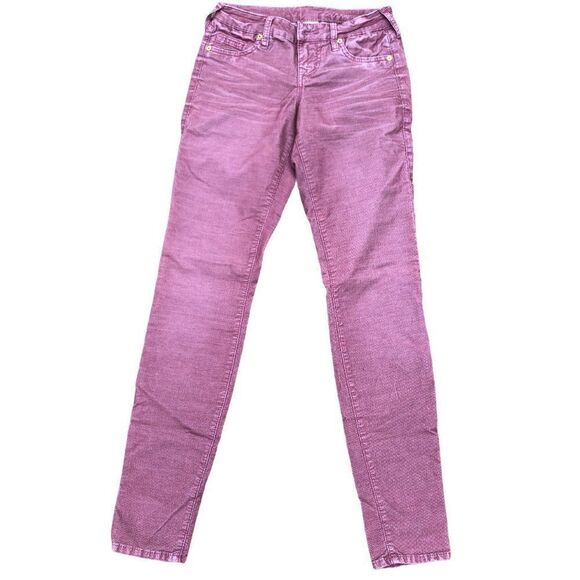 BRAND New True Religion Jeans Size 26 SHANNON MID RISE Corduroy Pants - Picture 3 of 10